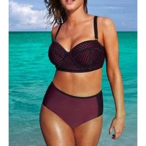 NWT Madame Aubergine Underwire Bikini